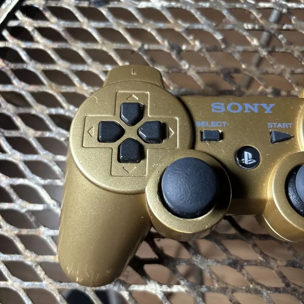 Official Sony PlayStation 3 Controller OEM PS3 DualShock 3 - Gold
